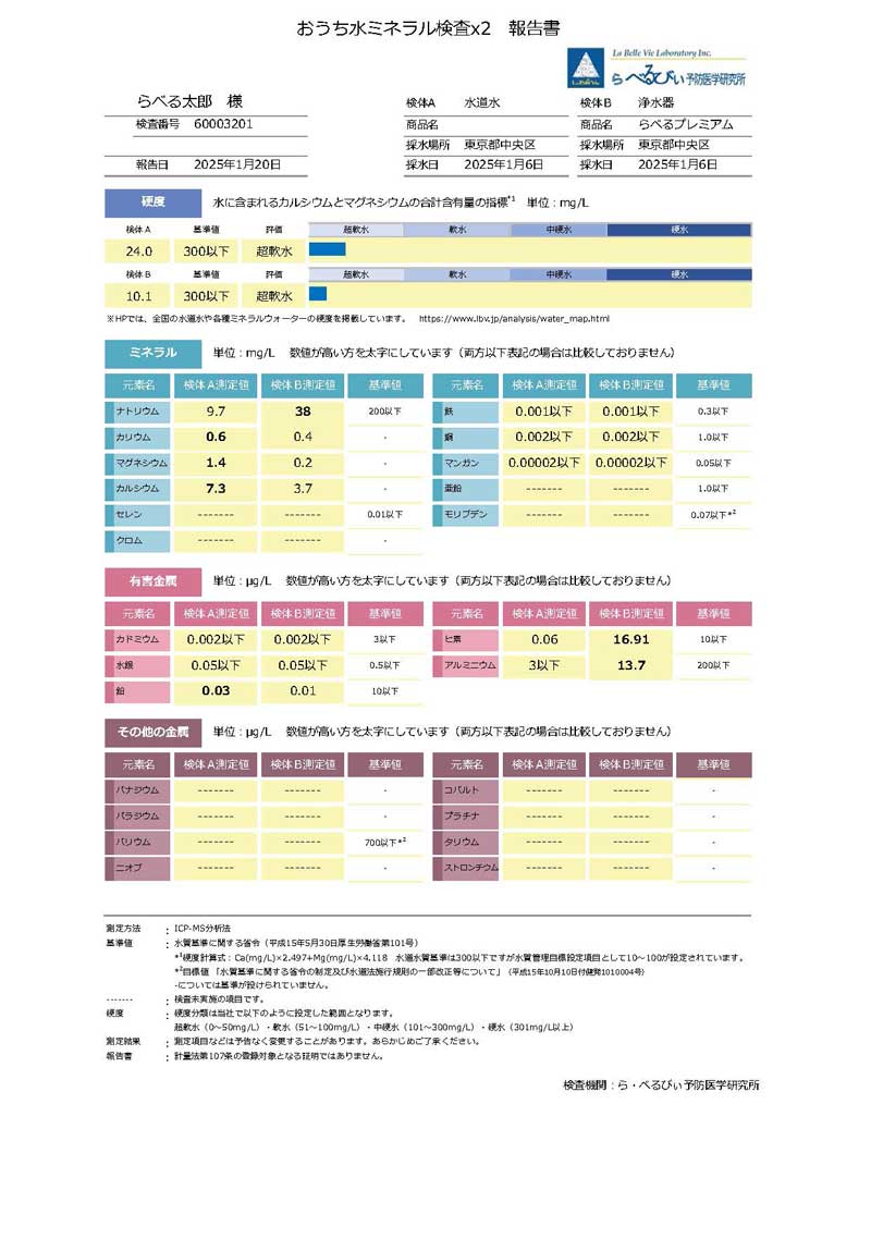 検査報告書